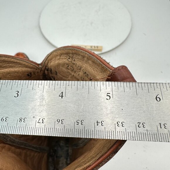 Villano Men Size Mex 28.5 US 10 Brown Colorblock Leather Pull On Western Boot - Picture 13 of 14